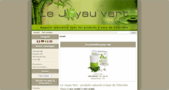 Desktop Screenshot of chlorella.joyau-vert.ch